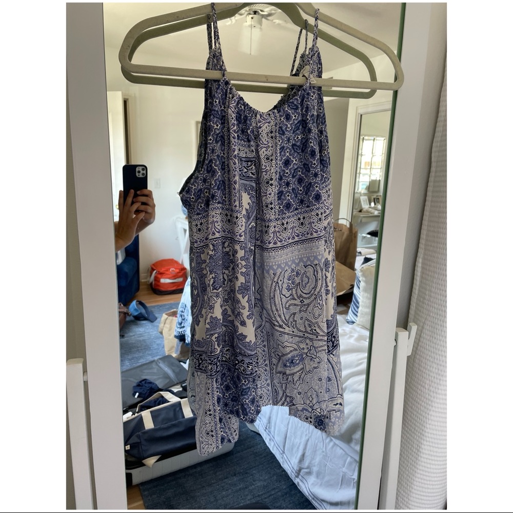 Joie bandana print silk tank